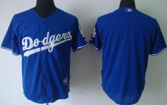 Los Angeles Dodgers Blank Blue MLB Jersey