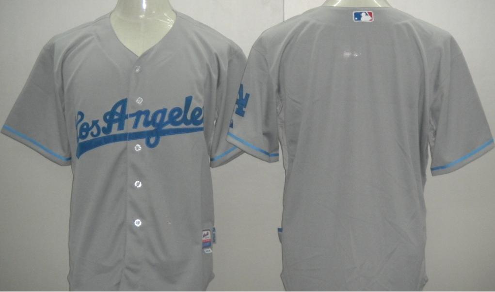 Los Angeles Dodgers Blank Grey MLB Jerseys Los Angeles Dodgers Blank Grey MLB Jerseys