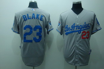 Cheap Los Angeles Dodgers 23 Blake Grey Jerseys Coolbase For Sale