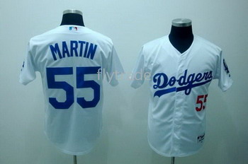 Los Angeles Dodgers 55 martin White Baseball jerseys