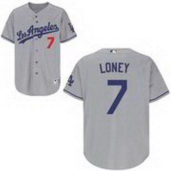 Cheap Los Angeles Dodgers 7 James Loney Road Jersey For Sale