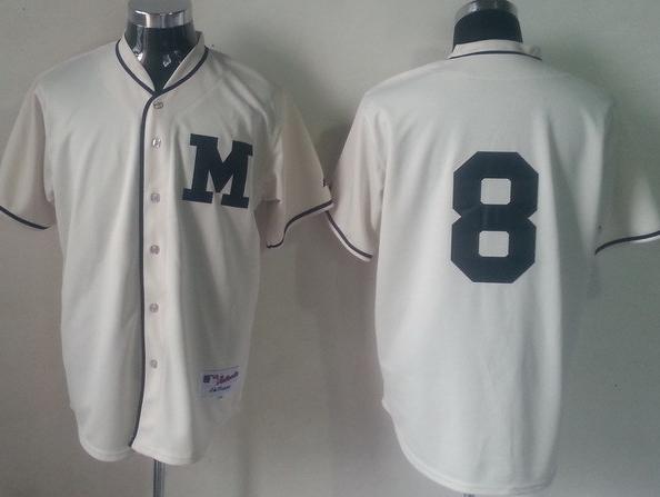 Milwaukee Brewers 8 Ryan Braun Cream MLB Jerseys Milwaukee Brewers 8 Ryan Braun Cream MLB Jerseys