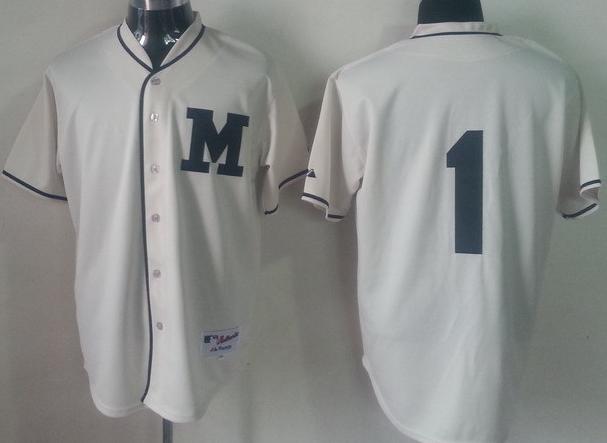 Cheap Milwaukee Brewers 1 Hart Cream MLB Jerseys 2013 New Style For Sale