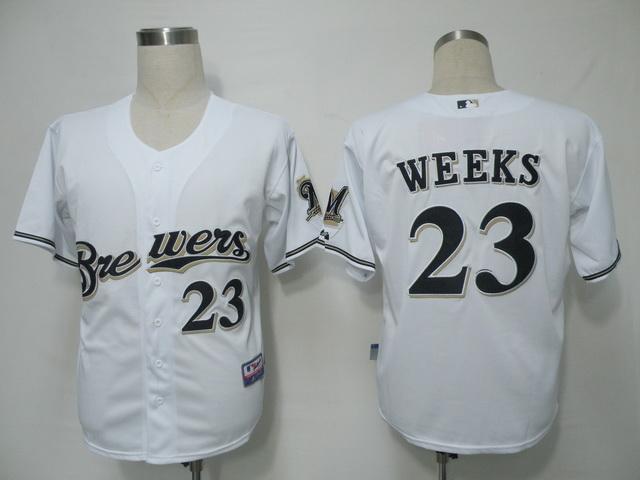 Milwaukee Brewers 23 Weeks White 2011 Cool Base MLB Jersey