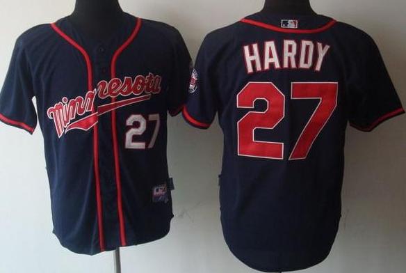 Minnesota Twins 27 Hardy DK.Blue Jersey