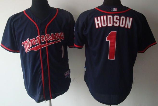 Minnesota Twins 1 Hudson DK.Blue MLB Jersey