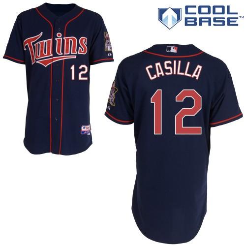 Minnesota Twins 12 Alexi Casilla Blue Jersey Minnesota Twins 12 Alexi Casilla Blue Jersey