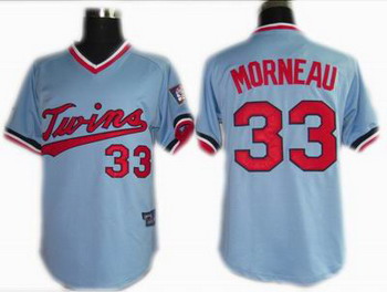 Minnesota Twins 33 Justin Morneau blue Throwback Jersey Minnesota Twins 33 Justin Morneau blue Throwback Jersey