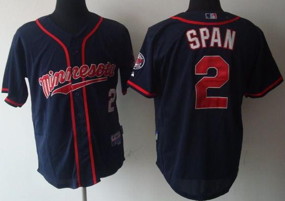Minnesota Twins 2010 Twins 2 Span blue Cool Base Jersey
