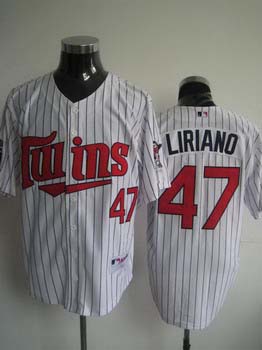 Minnesota Twins 47 LIRIANO(blue strip)