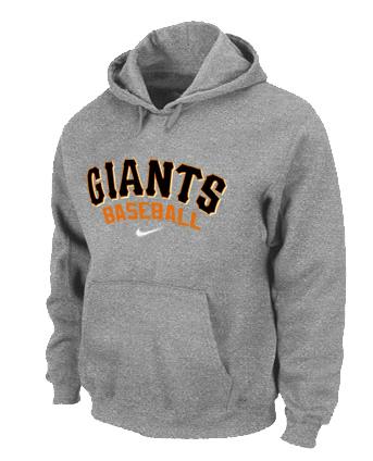 Cheap San Francisco Giants Pullover MLB Hoodie GREY For Sale