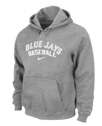 Cheap Toronto Blue Jays Pullover MLB Hoodie Grey For Sale