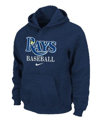 Cheap Tampa Bay Rays Pullover MLB Hoodie D.Blue For Sale