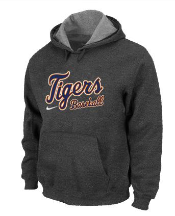 Cheap Detroit Tigers Pullover MLB Hoodie D.Grey For Sale