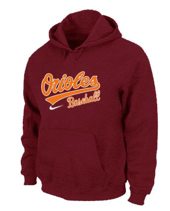 Cheap Baltimore Orioles Pullover MLB Hoodie RED For Sale