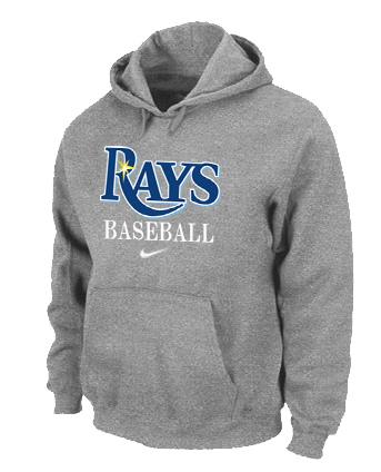Cheap Tampa Bay Rays Pullover MLB Hoodie Grey For Sale