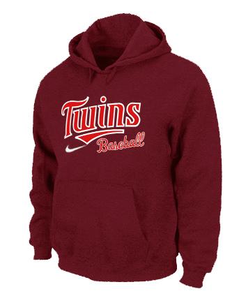 Cheap Minnesota Twins Pullover MLB Hoodie red For Sale