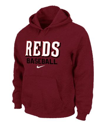 Cheap Cincinnati Reds Pullover MLB Hoodie RED For Sale