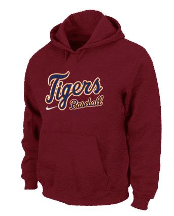 Cheap Detroit Tigers Pullover MLB Hoodie RED For Sale