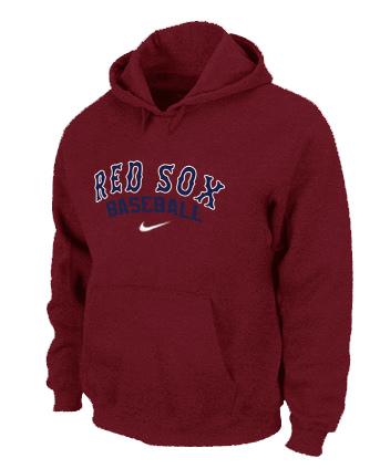 Cheap Boston Red Sox Pullover MLB Hoodie RED For Sale