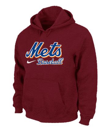 Cheap New York Mets Pullover MLB Hoodie RED For Sale