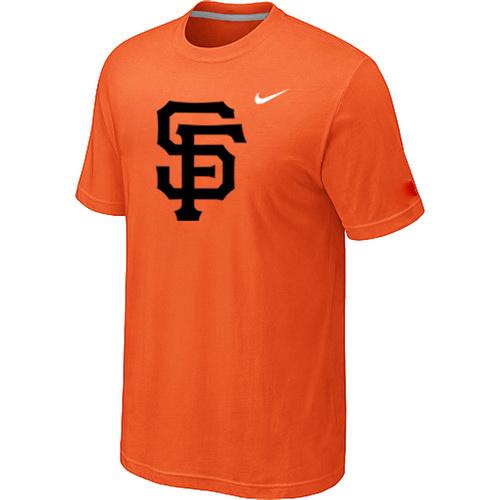 Cheap San Francisco Giants Heathered Orange Nike Blended MLB Baseball T-Shirt For Sale