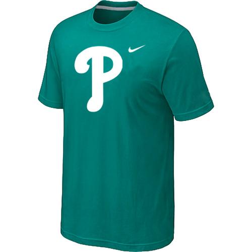 Cheap Philadelphia Phillies Heathered Green Nike Blended MLB Baseball T-Shirt For Sale