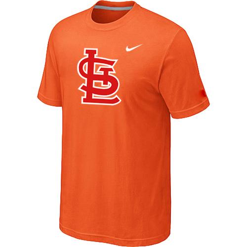 Cheap St.Louis Cardinals Heathered Orange Nike Blended MLB Baseball T-Shirt For Sale
