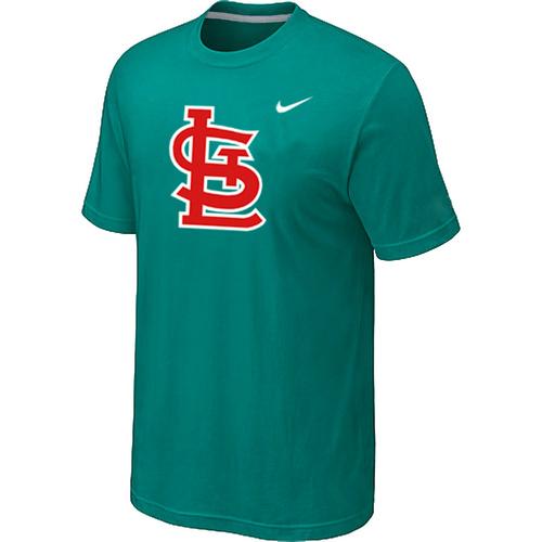 Cheap St.Louis Cardinals Heathered Green Nike Blended MLB Baseball T-Shirt For Sale