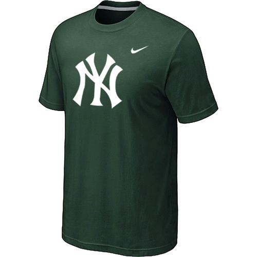 Cheap New York Yankees Heathered D.Green Nike Blended MLB Baseball T-Shirt For Sale