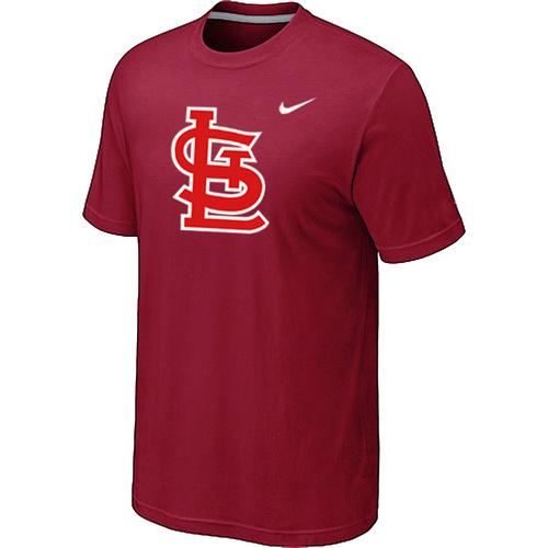 Cheap St.Louis Cardinals Heathered Red Nike Blended MLB Baseball T-Shirt For Sale