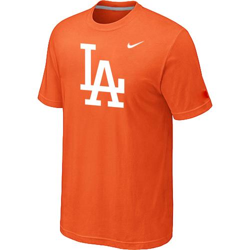 Cheap Los Angeles Dodgers Nike Logo Legend Orange MLB Baseball T-Shirt For Sale