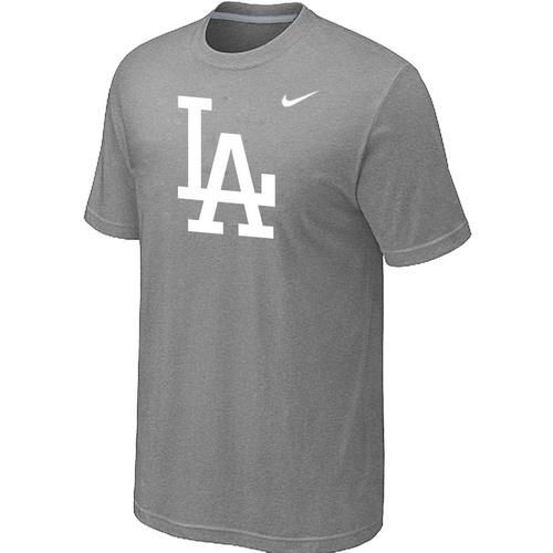Cheap Los Angeles Dodgers Nike Logo Legend L.Grey MLB Baseball T-Shirt For Sale