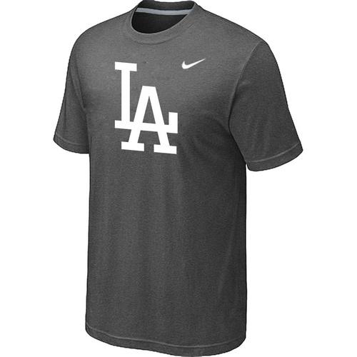 Cheap Los Angeles Dodgers Nike Logo Legend Grey MLB Baseball T-Shirt For Sale