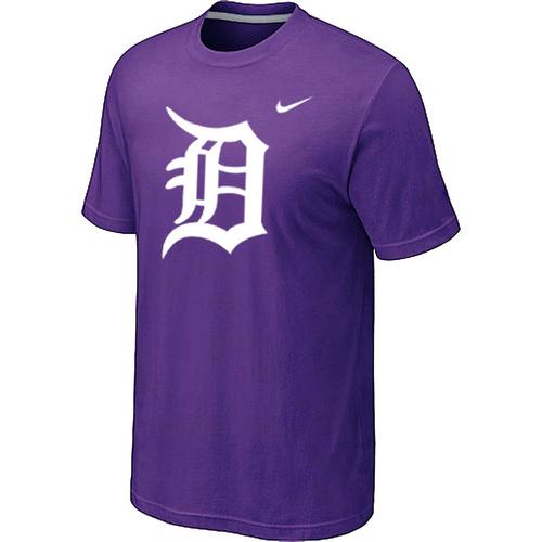 Cheap Detroit Tigers Heathered Purple Nike Blended MLB Baseball T-Shirt For Sale