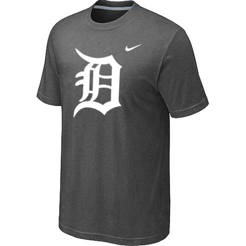 Cheap Detroit Tigers Heathered D.Grey Nike Blended MLB Baseball T-Shirt For Sale