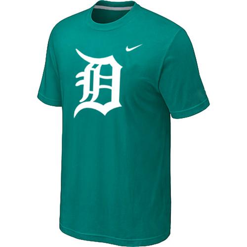 Cheap Detroit Tigers Heathered Green Nike Blended MLB Baseball T-Shirt For Sale