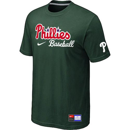 Cheap Philadelphia Phillies Nike Short Sleeve Practice T-Shirt D.Green For Sale