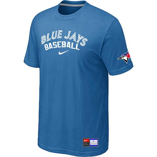 Cheap Toronto Blue Jays light Blue Nike Short Sleeve Practice T-Shirt For Sale