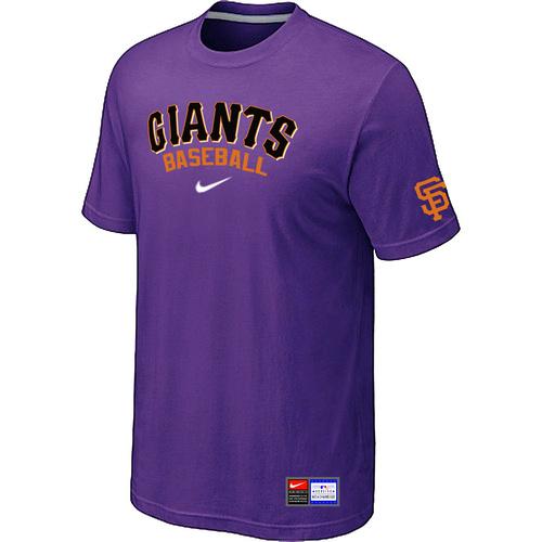 Cheap San Francisco Giants Purple Nike Short Sleeve Practice T-Shirt For Sale