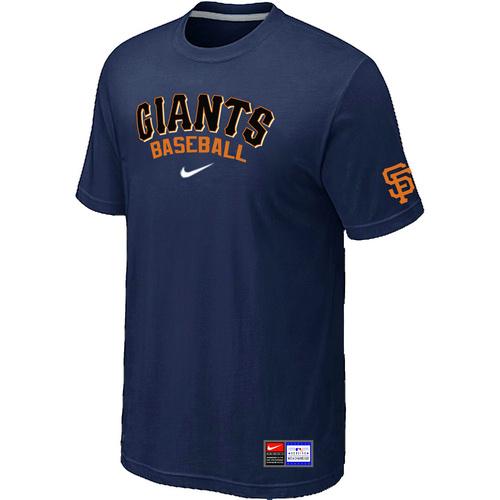 Cheap San Francisco Giants D.Blue Nike Short Sleeve Practice T-Shirt For Sale
