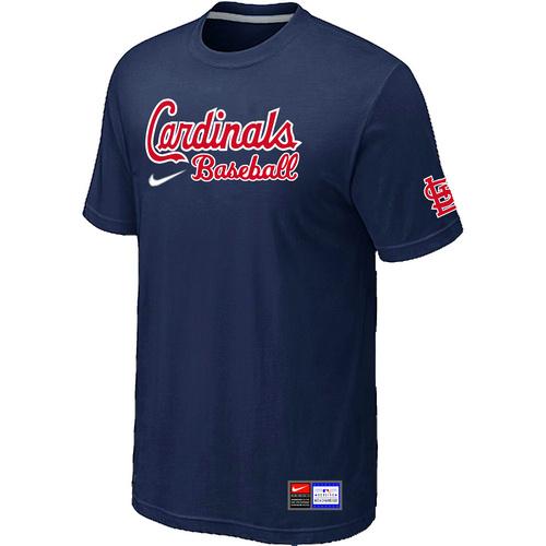 Cheap St. Louis Cardinals D.Blue Nike Short Sleeve Practice T-Shirt For Sale