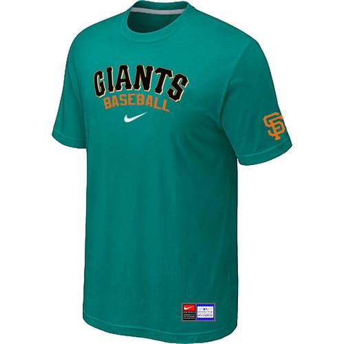 Cheap San Francisco Giants Green Nike Short Sleeve Practice T-Shirt For Sale