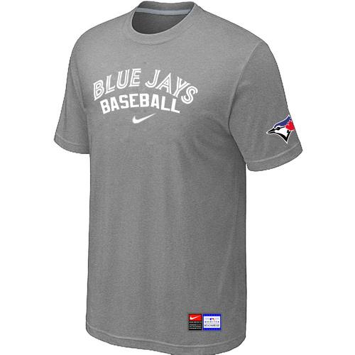 Cheap Toronto Blue Jays L.Grey Nike Short Sleeve Practice T-Shirt For Sale