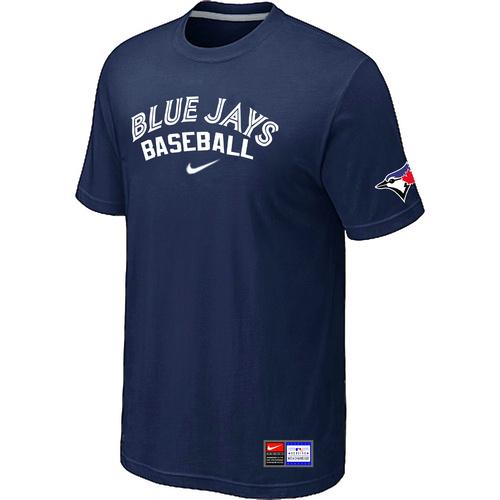 Cheap Toronto Blue Jays D.Blue Nike Short Sleeve Practice T-Shirt For Sale
