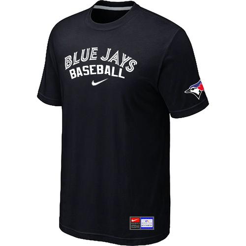 Cheap Toronto Blue Jays Black Nike Short Sleeve Practice T-Shirt For Sale