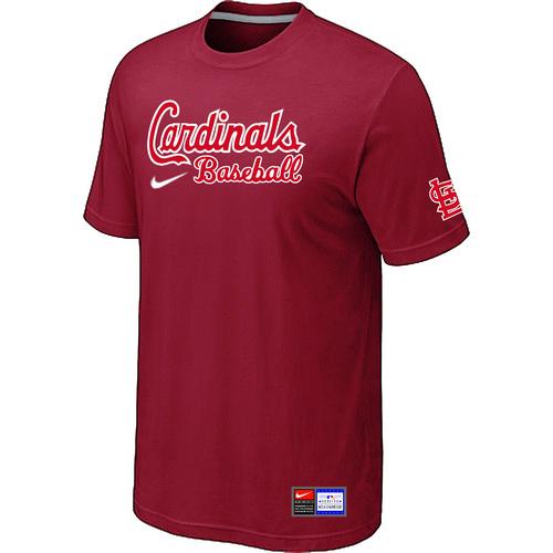 Cheap St. Louis Cardinals Red Nike Short Sleeve Practice T-Shirt For Sale