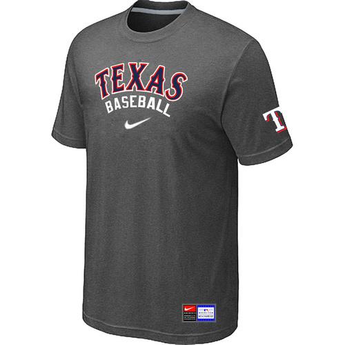 Cheap Texas Rangers D.Grey Nike Short Sleeve Practice T-Shirt For Sale