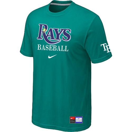 Cheap Tampa Bay Rays Green Nike Short Sleeve Practice T-Shirt For Sale