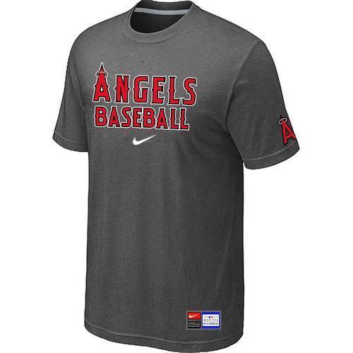 Cheap Los Angeles Angels of Anaheim D.Grey Nike Short Sleeve Practice T-Shirt For Sale